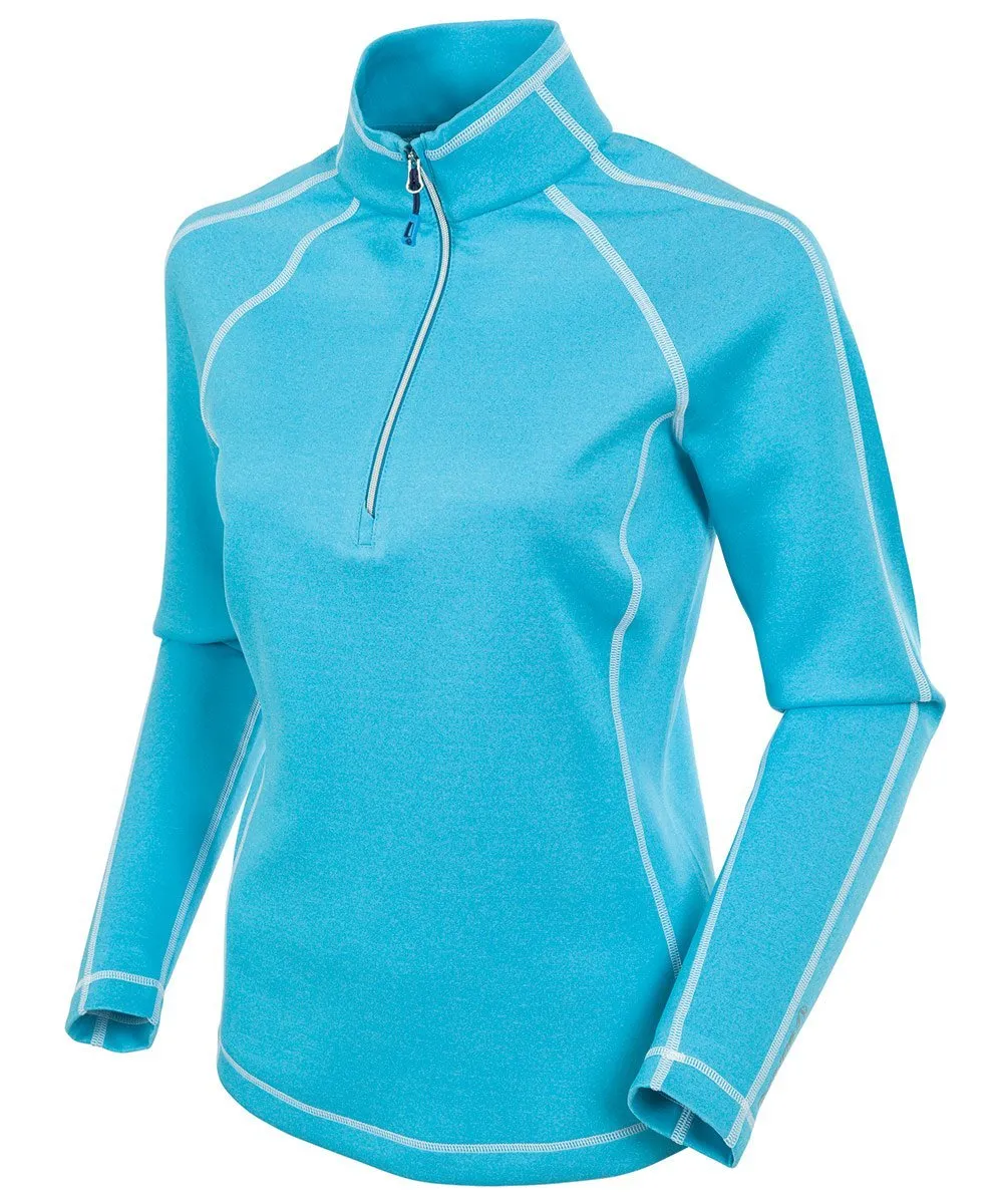 Sunice Women's Maddy Lightweight Stretch Thermal Half-Zip Pullover