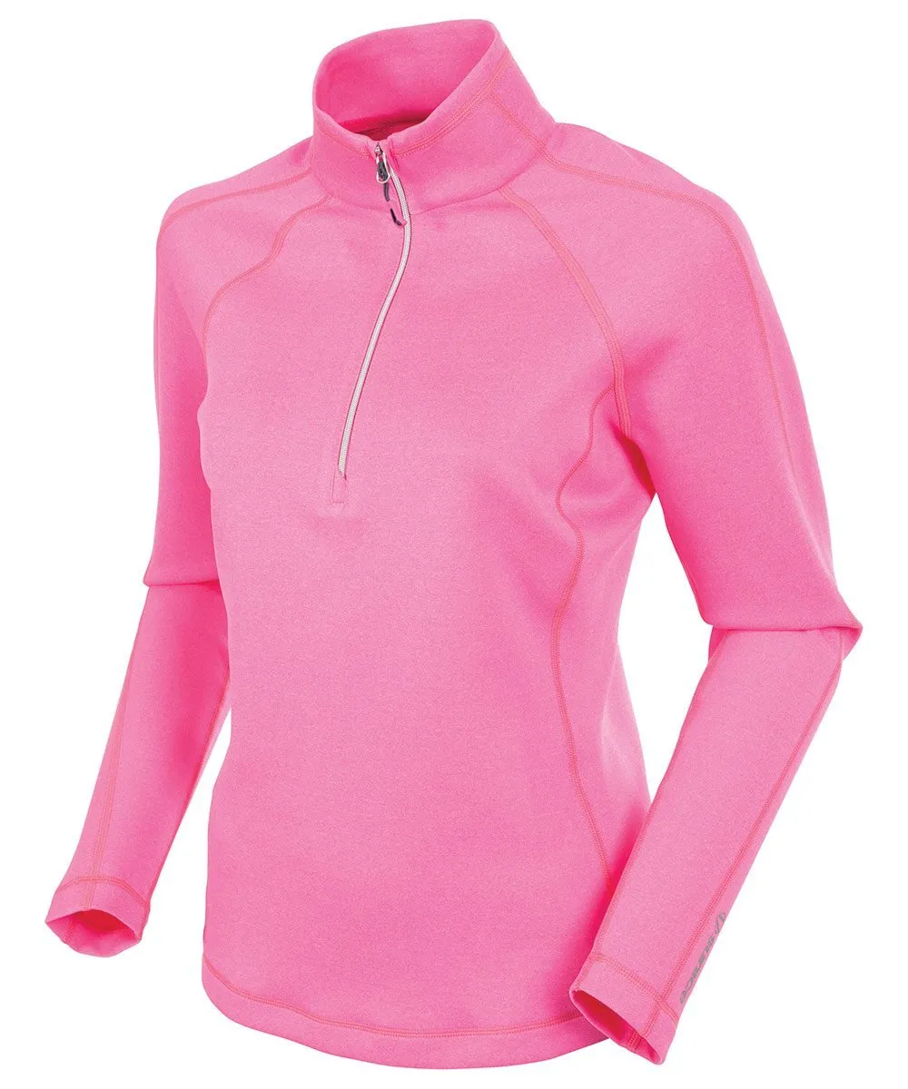 Sunice Women's Maddy Lightweight Stretch Thermal Half-Zip Pullover