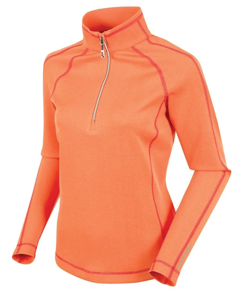 Sunice Women's Maddy Lightweight Stretch Thermal Half-Zip Pullover