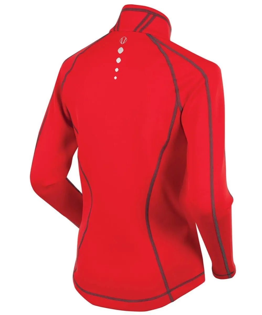 Sunice Women's Maddy Lightweight Stretch Thermal Half-Zip Pullover