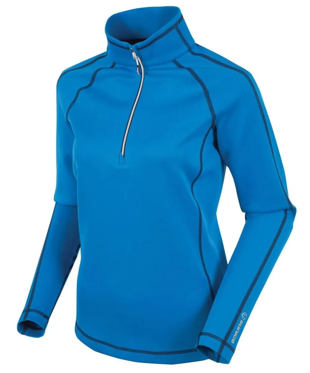 Sunice Women's Maddy Lightweight Stretch Thermal Half-Zip Pullover
