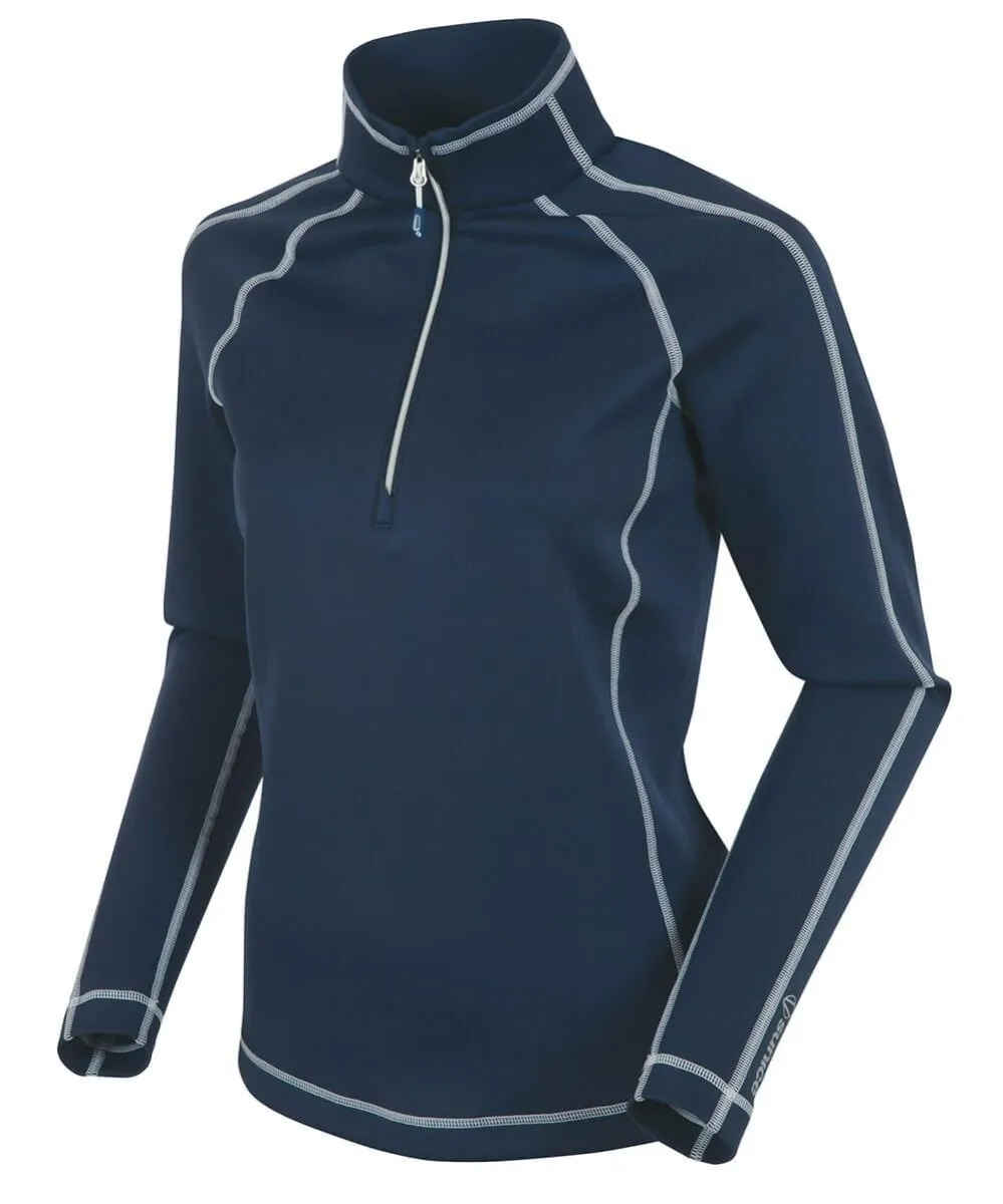 Sunice Women's Maddy Lightweight Stretch Thermal Half-Zip Pullover