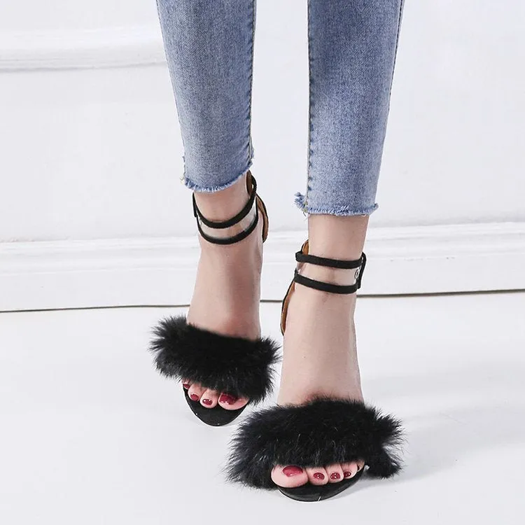 Super High Heel Women's Shoes with Large Size Sandals