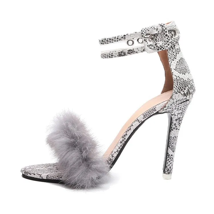 Super High Heel Women's Shoes with Large Size Sandals