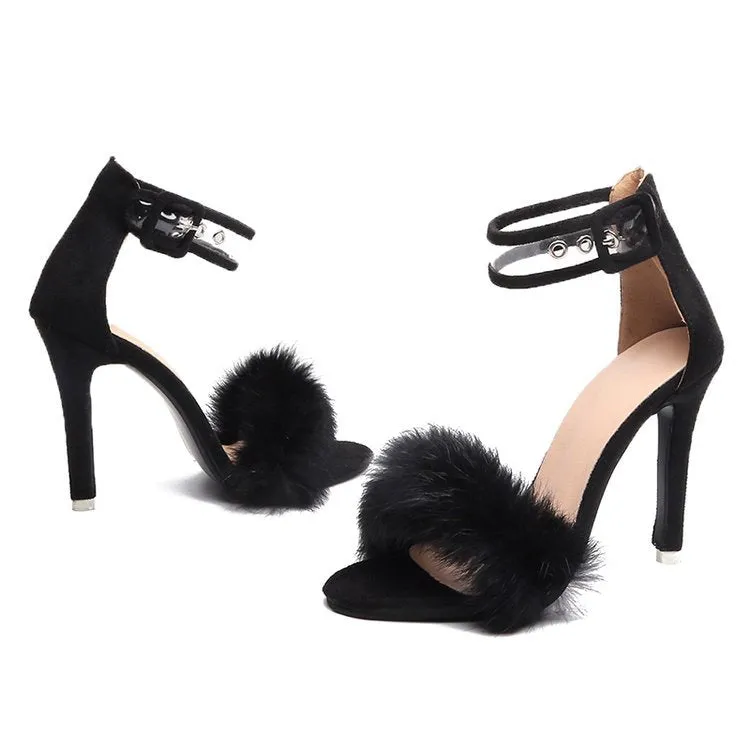 Super High Heel Women's Shoes with Large Size Sandals