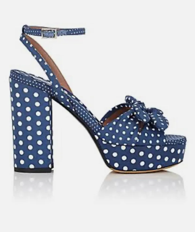 Tabitha Simmons Jodie Polka Navy/White Polka Dot