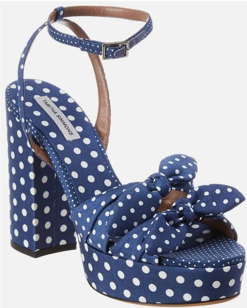 Tabitha Simmons Jodie Polka Navy/White Polka Dot