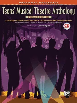TEENS MUSICAL THEATRE ANTH FEMALE BK/CD