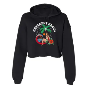 Temptation Island (Light Print) Women’s Lightweight Cropped Hoodie