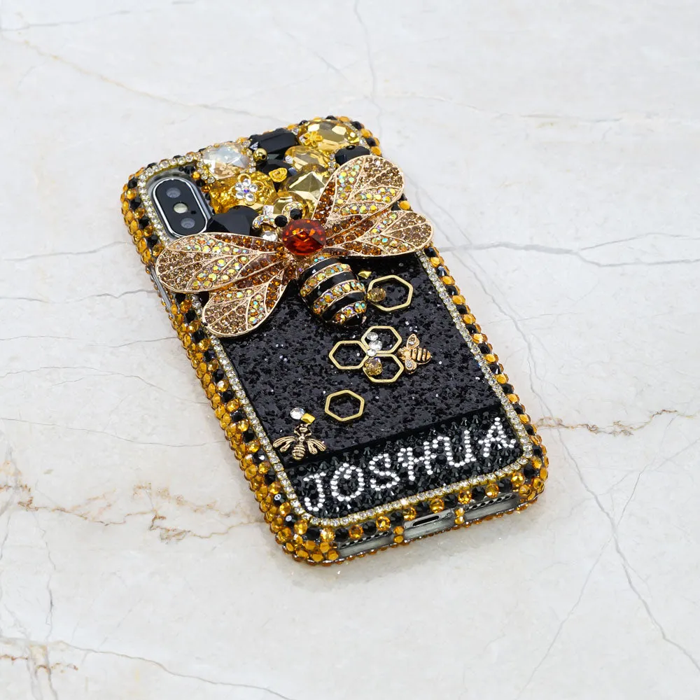 The Bumblebee Personalized Name & Initials Design (style PN_1134)