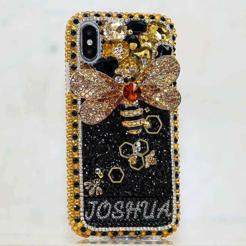 The Bumblebee Personalized Name & Initials Design (style PN_1134)