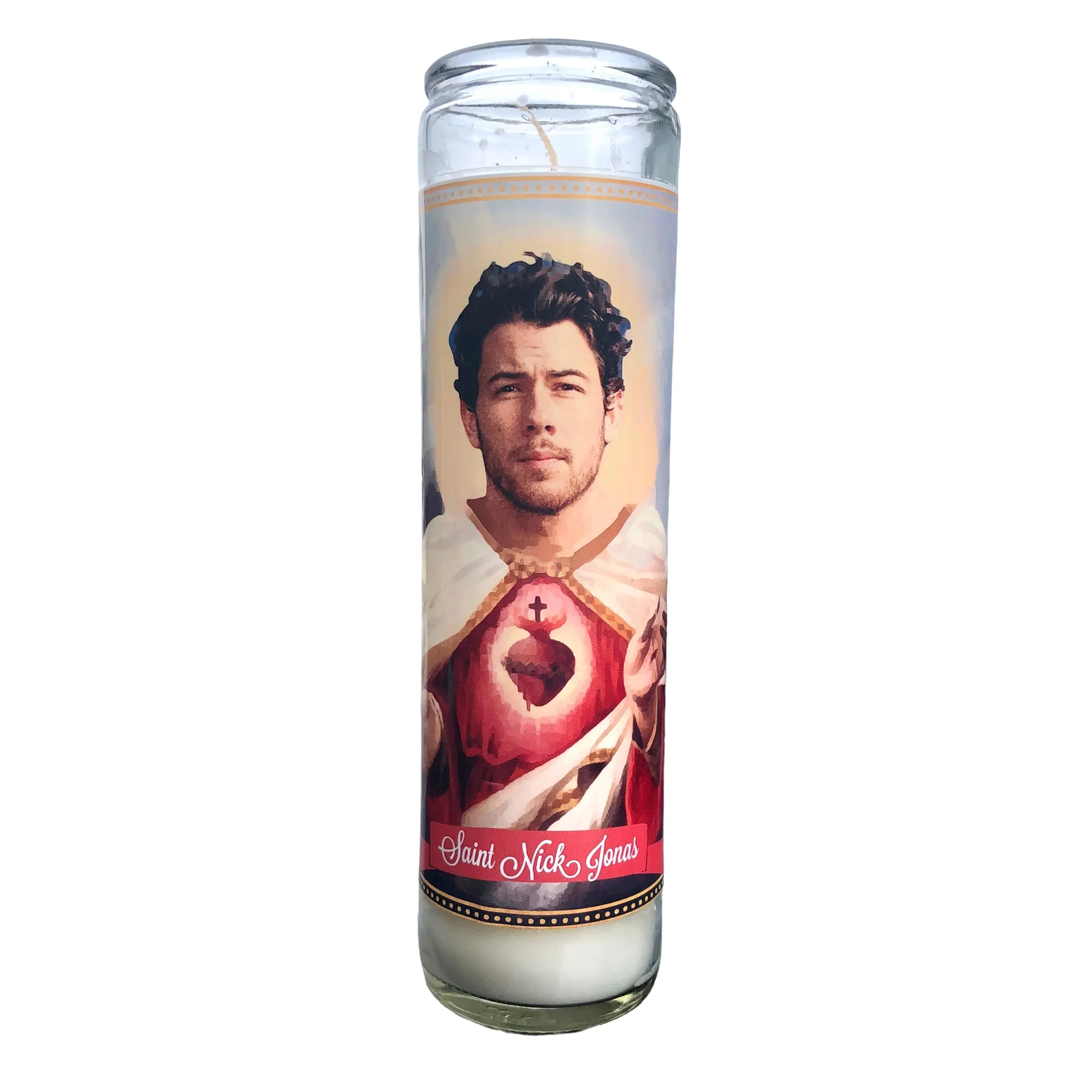 The Jonas Brothers Devotional Prayer Saint Candle Set