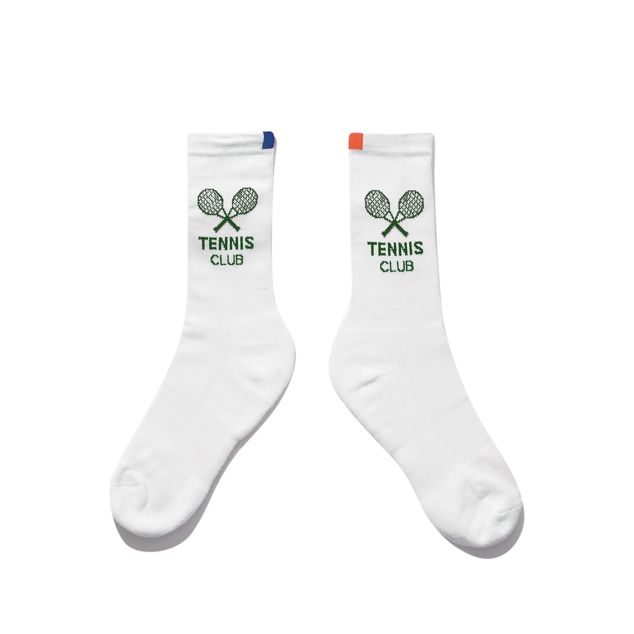 The Women's Tennis Sock - White/Green