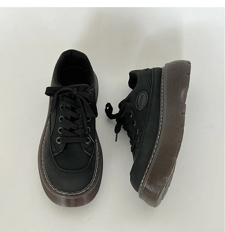 Thick Bottom Mary Jane Retro Women's Fashion Shoes