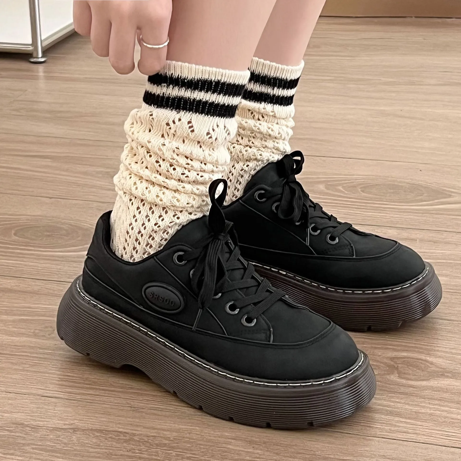 Thick Bottom Mary Jane Retro Women's Fashion Shoes