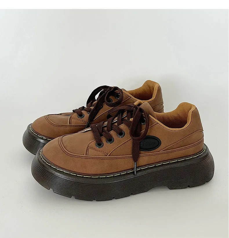 Thick Bottom Mary Jane Retro Women's Fashion Shoes