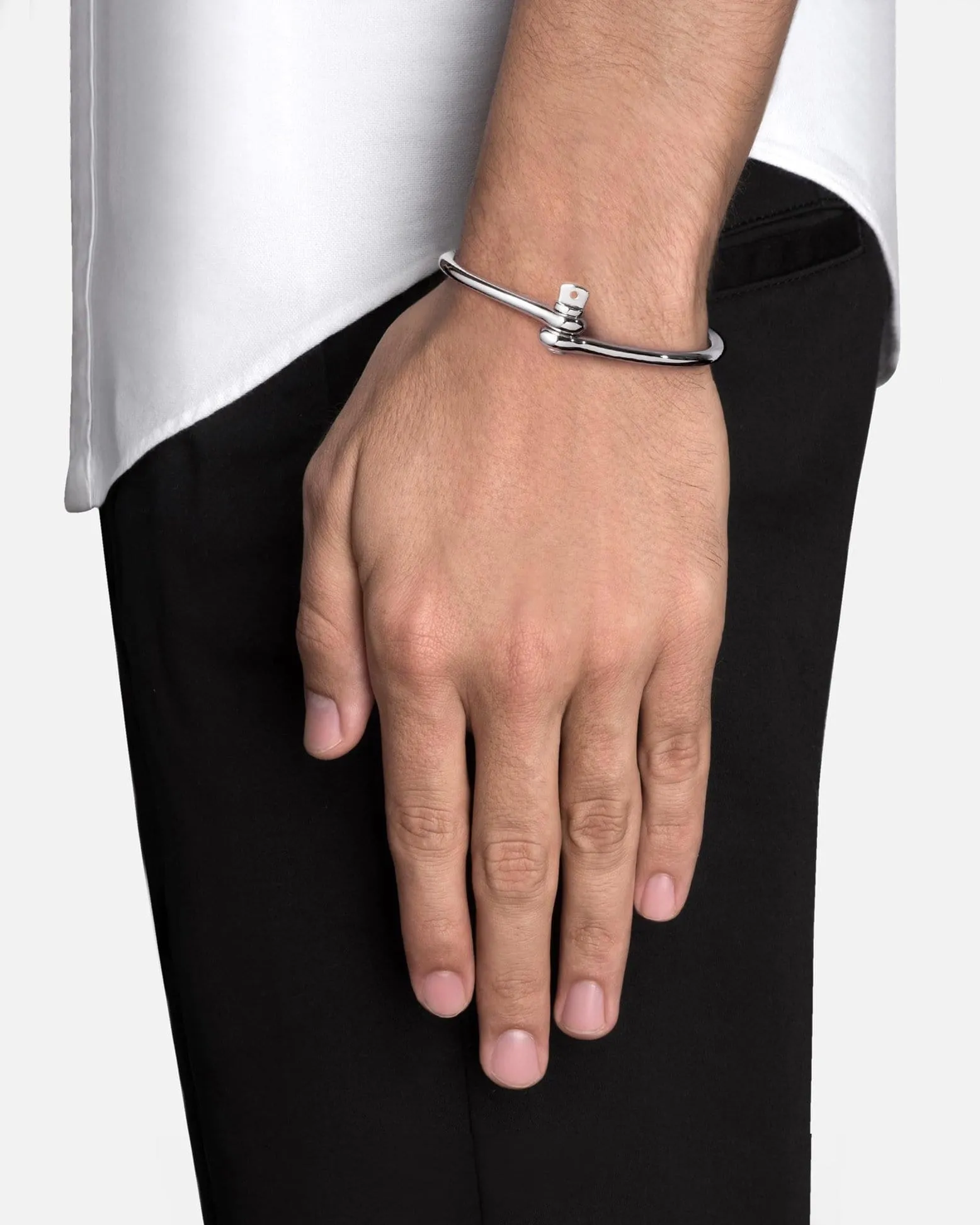 Thin Reeve Cuff, Sterling Silver