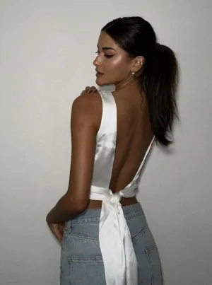 Top Dos Nu Satin - Juliana