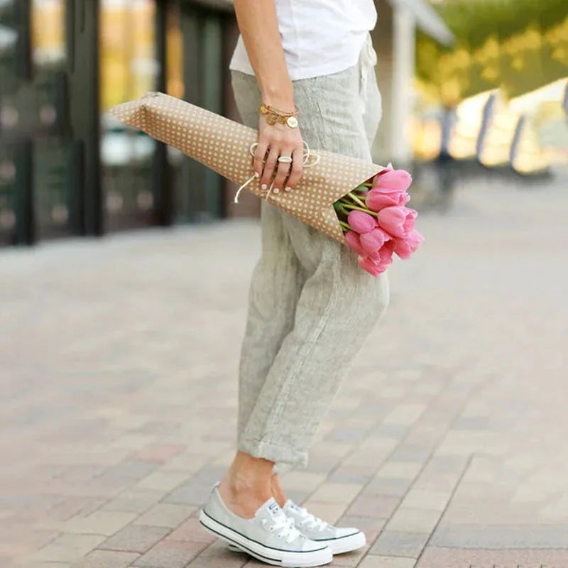 Trousers Bella™ | Women's Casual Straight Trouser Pants | Lightweight Fabric, Relaxed Fit & Versatile Style