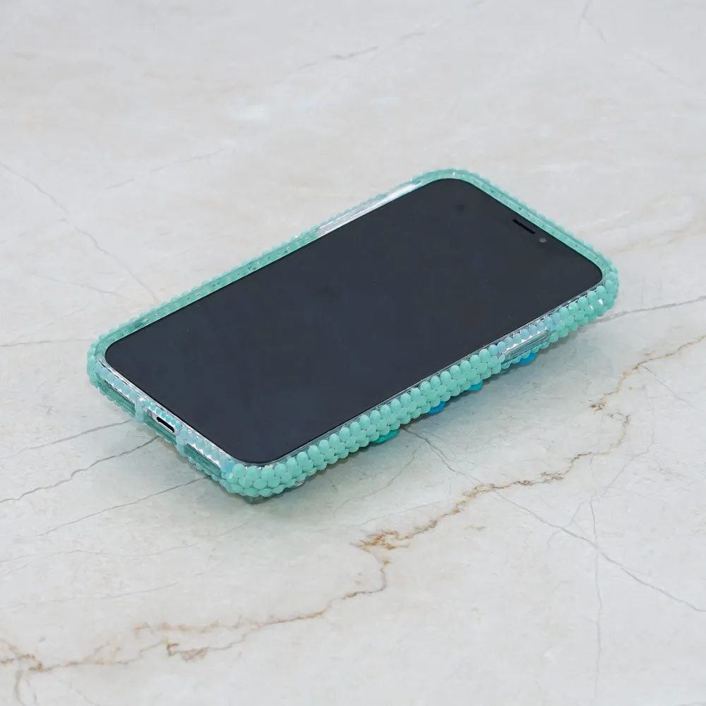Turquoise Ocean Personalized Name & Initials Design (style PN_1092)