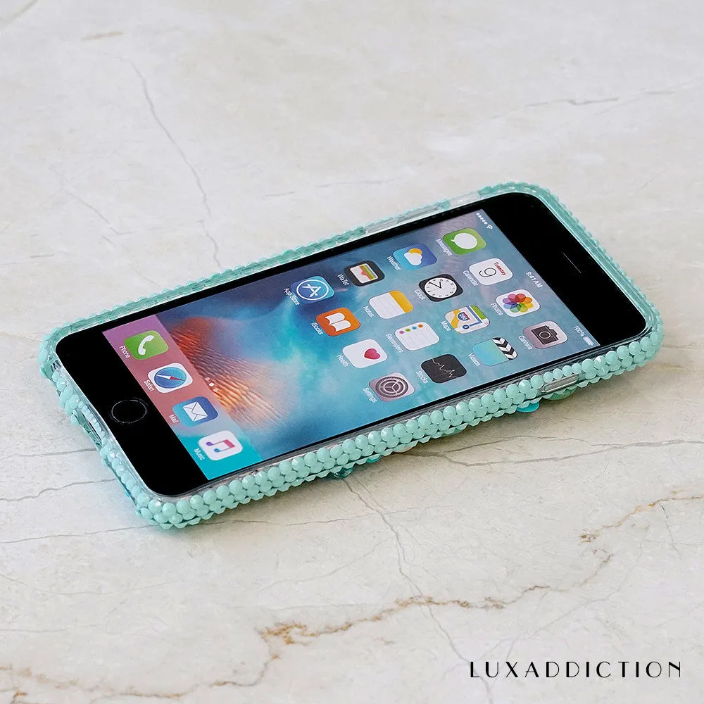 Turquoise Ocean Personalized Name & Initials Design (style PN_1092)