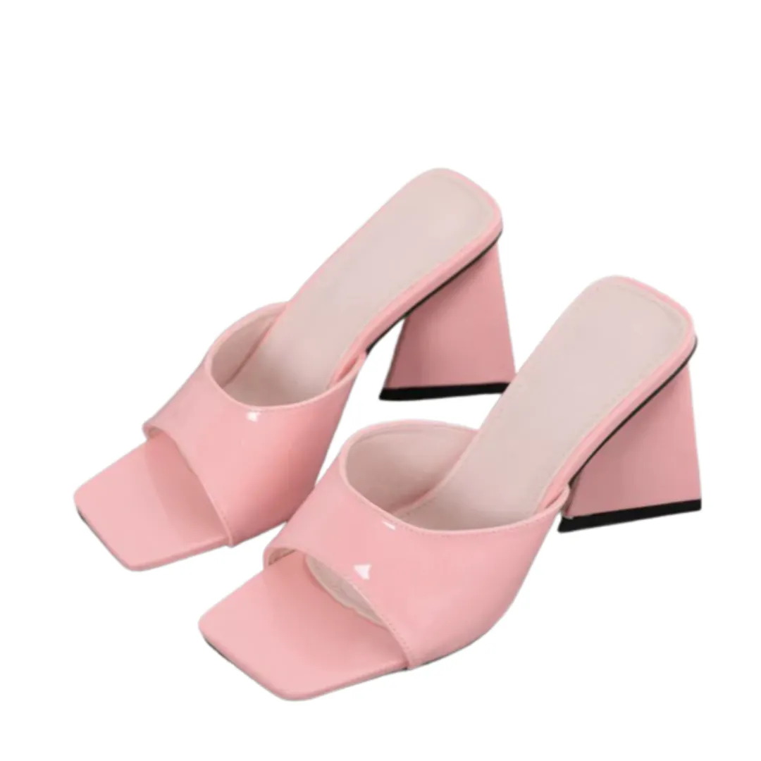 Ultra Chunky Open Toe Heel