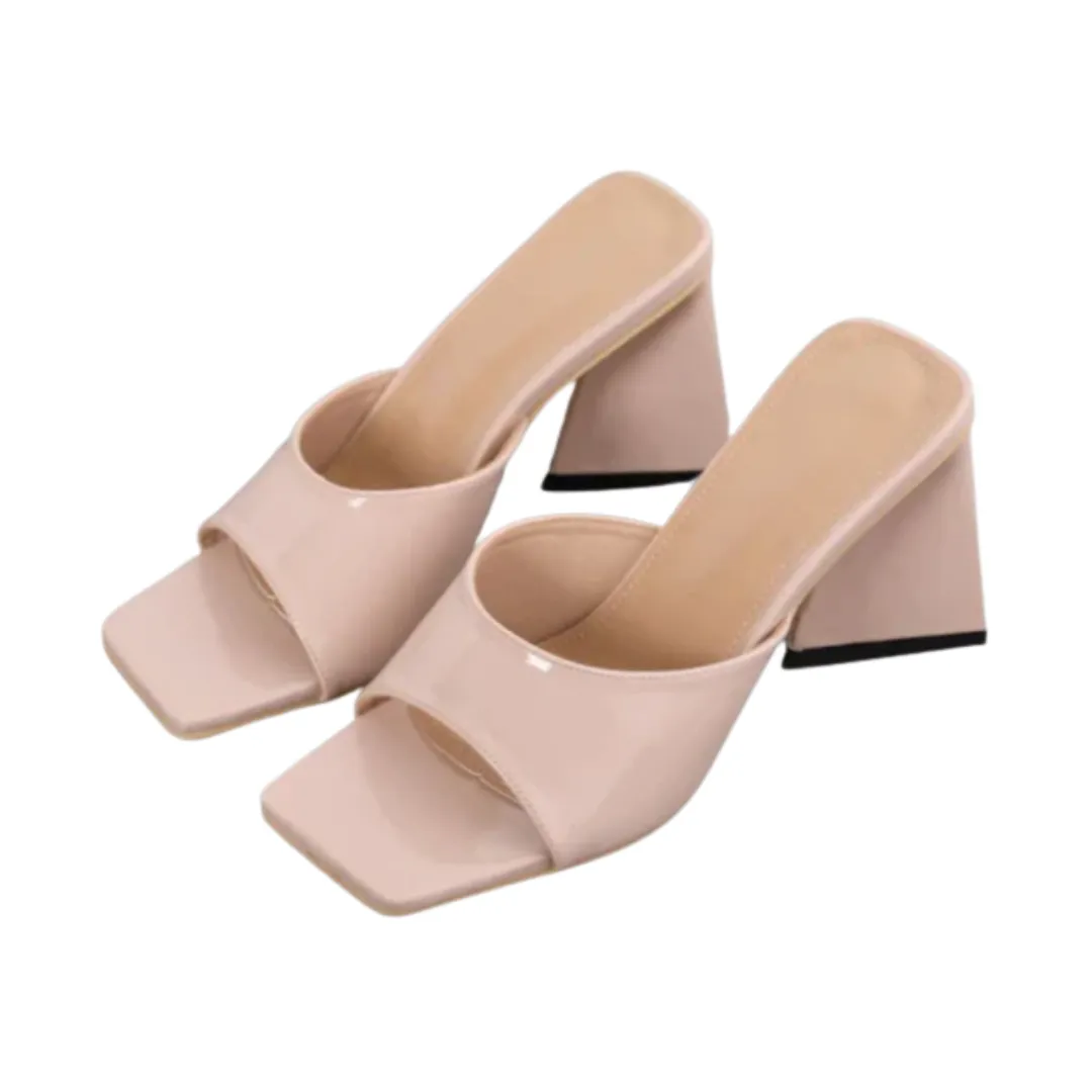 Ultra Chunky Open Toe Heel