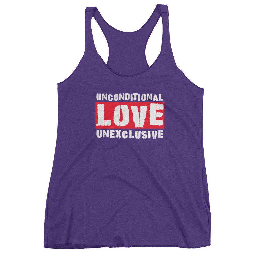 Unconditional Love Unexclusive Racerback Tank Top