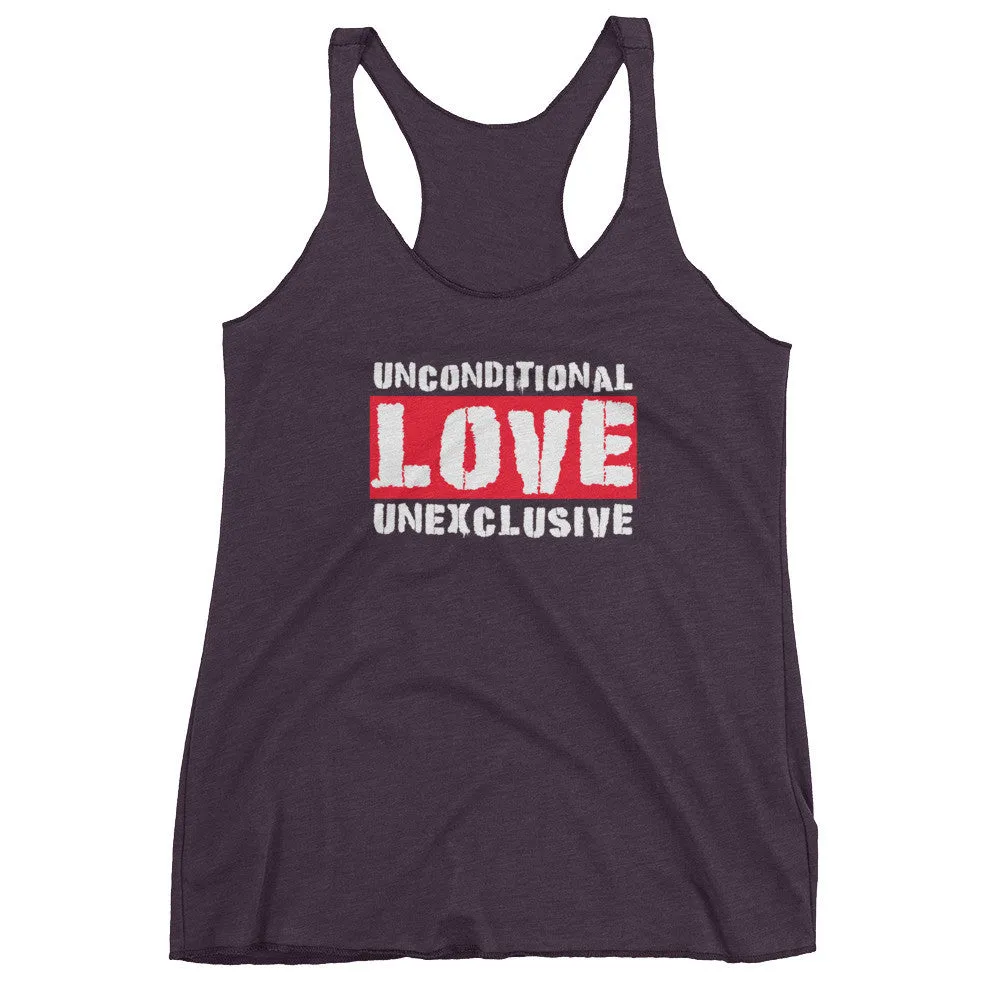 Unconditional Love Unexclusive Racerback Tank Top