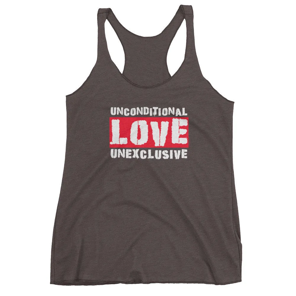 Unconditional Love Unexclusive Racerback Tank Top