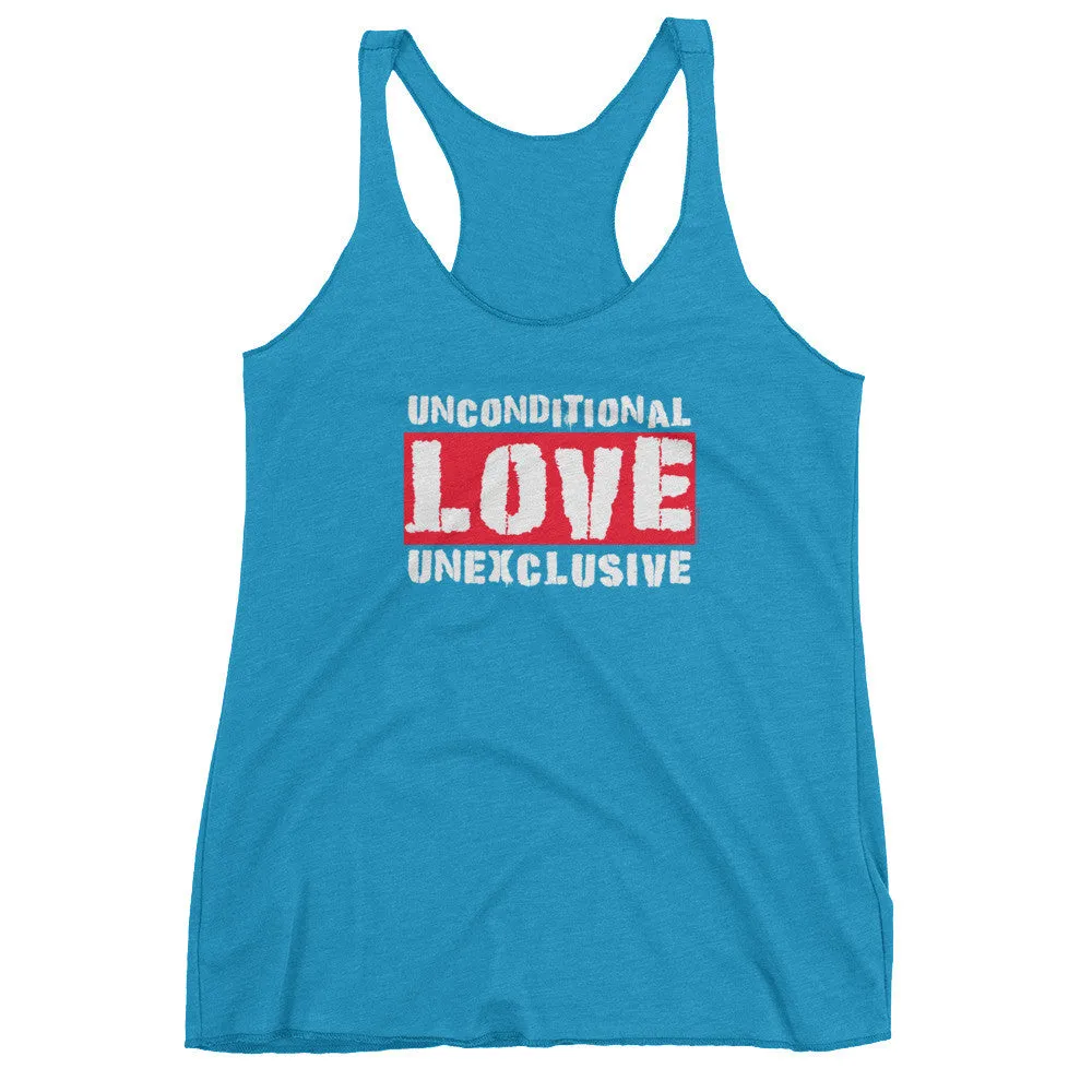Unconditional Love Unexclusive Racerback Tank Top
