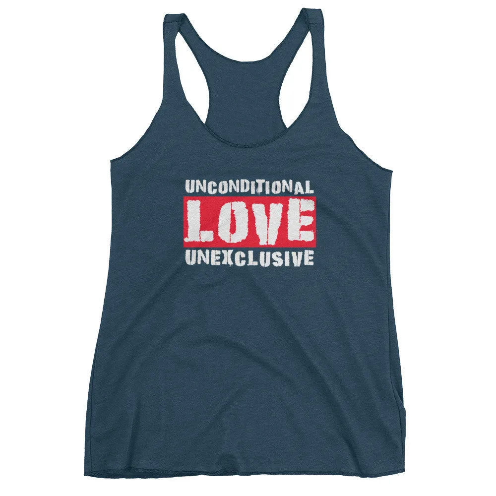 Unconditional Love Unexclusive Racerback Tank Top
