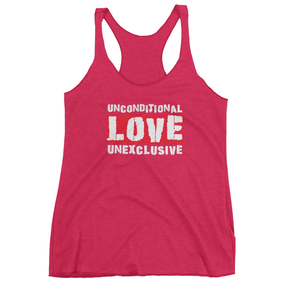 Unconditional Love Unexclusive Racerback Tank Top