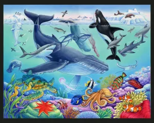 Under the Sea by Rose Mary Berlin Digital Panel