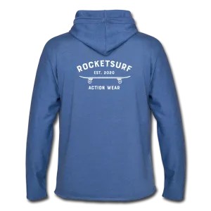 Unisex Lightweight Terry Hoodie - RocketSurf Skate Club White Lettering