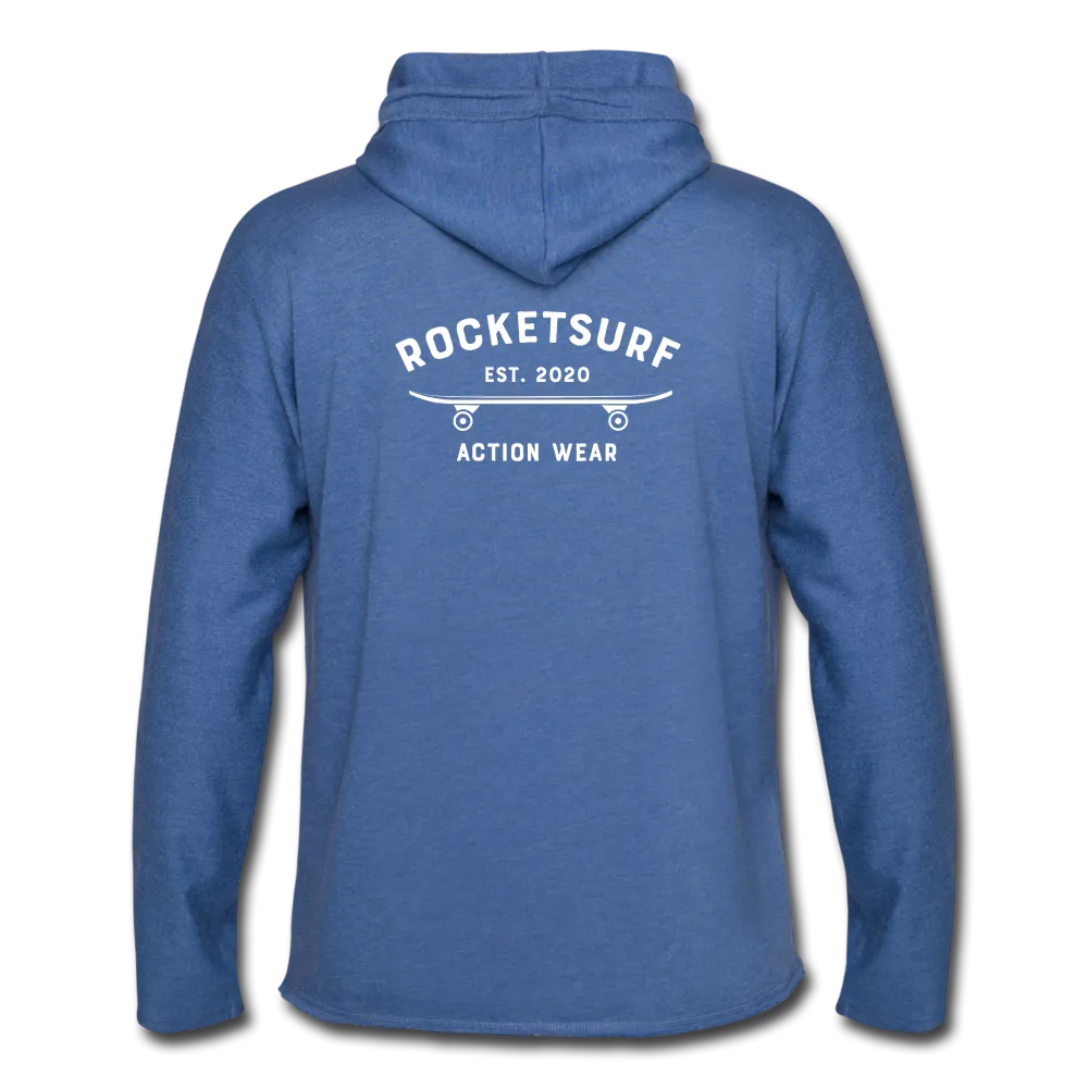 Unisex Lightweight Terry Hoodie - RocketSurf Skate Club White Lettering