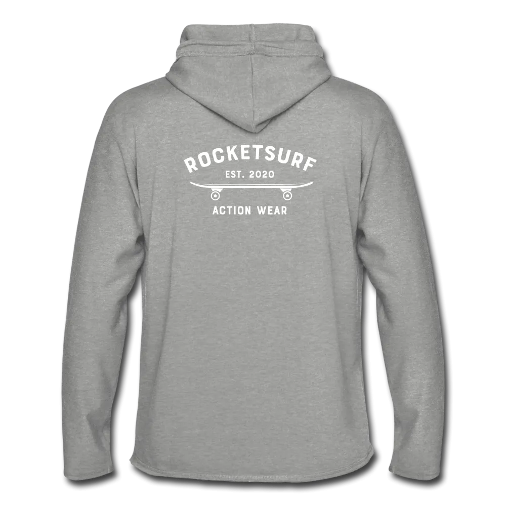 Unisex Lightweight Terry Hoodie - RocketSurf Skate Club White Lettering