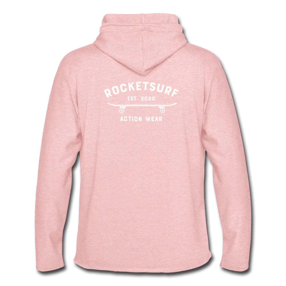 Unisex Lightweight Terry Hoodie - RocketSurf Skate Club White Lettering