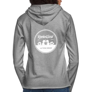 Unisex Lightweight Terry Hoodie - Round Flowers