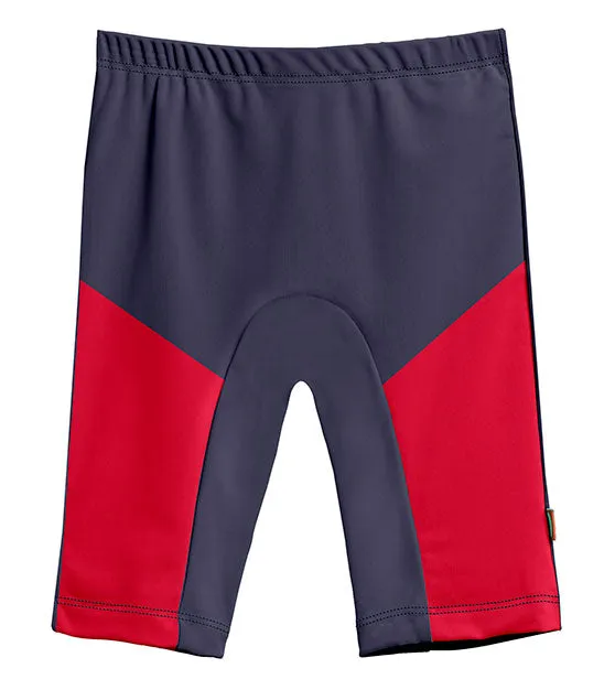Unisex UPF 50  Color Block Swim Jammer