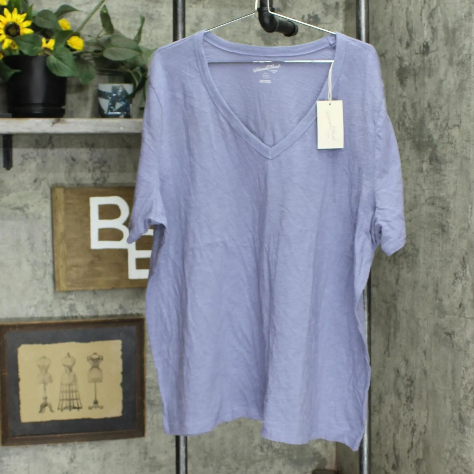 Universal Thread Women's Plus Size Short Sleeve V-Neck T-Shirt Tee