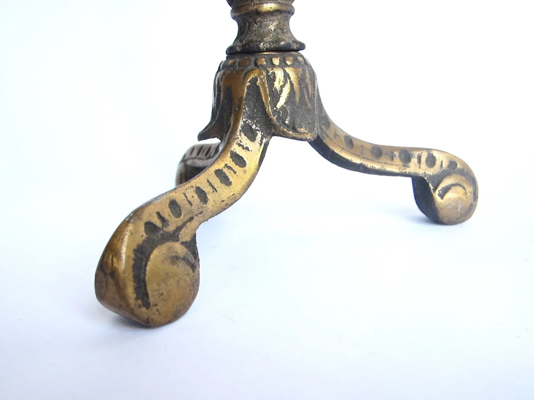 Victorian Brass Shoe Display Stand
