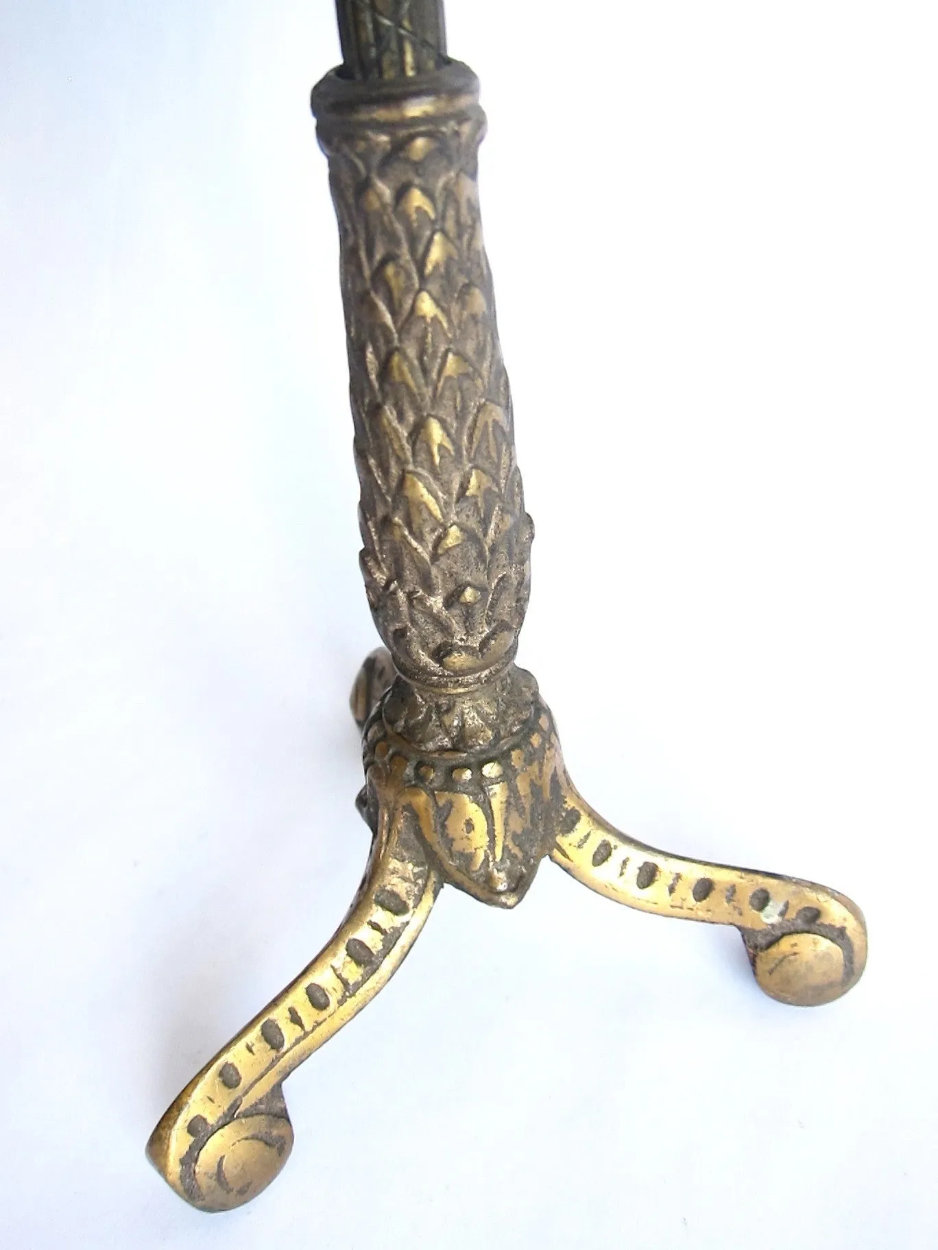 Victorian Brass Shoe Display Stand