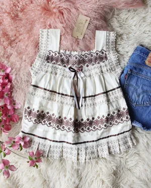 Vintage 70's Lace Top