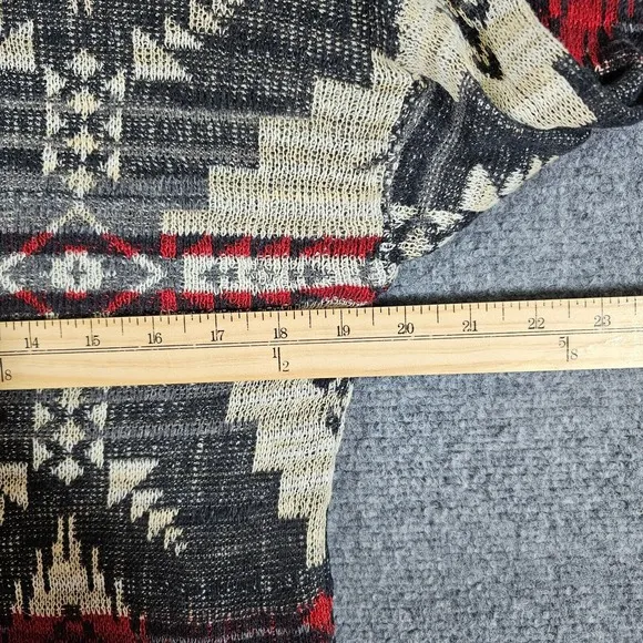 Vintage 90s Denim &amp; Supply Ralph Lauren Aztec Sweater Red Women's Size Small