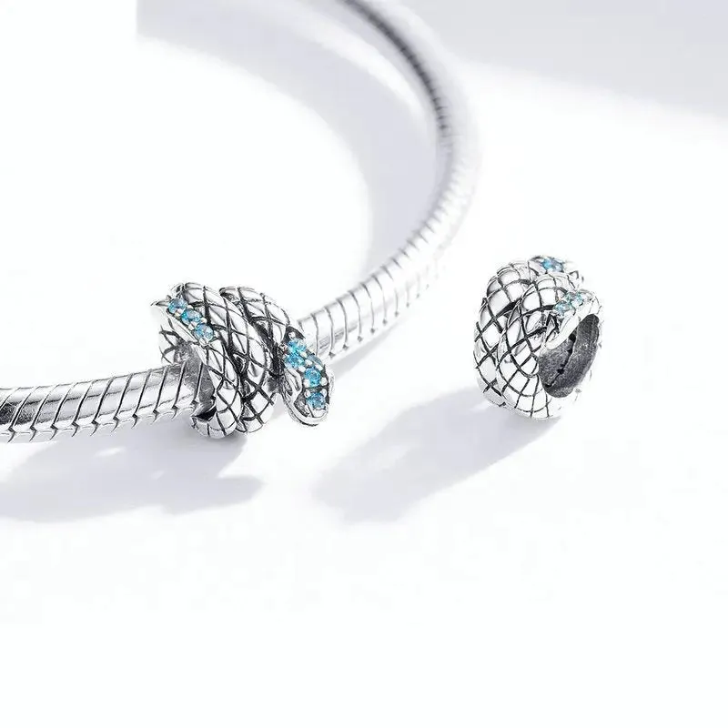 Vintage 925 Silver Vintage Snake Bracelet - Elegant Design & Timeless Charm