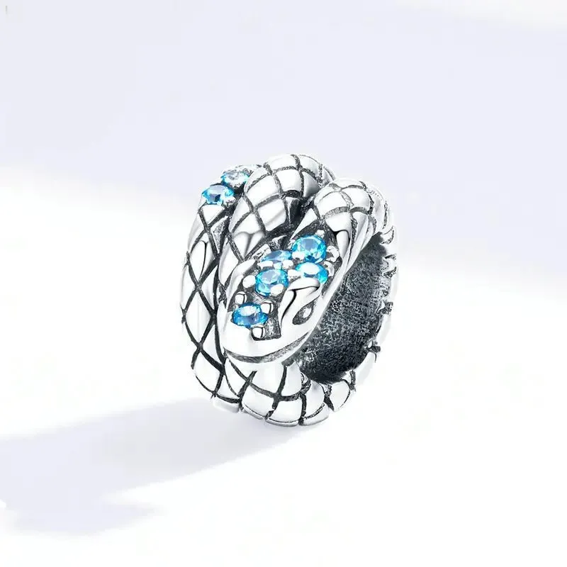 Vintage 925 Silver Vintage Snake Bracelet - Elegant Design & Timeless Charm