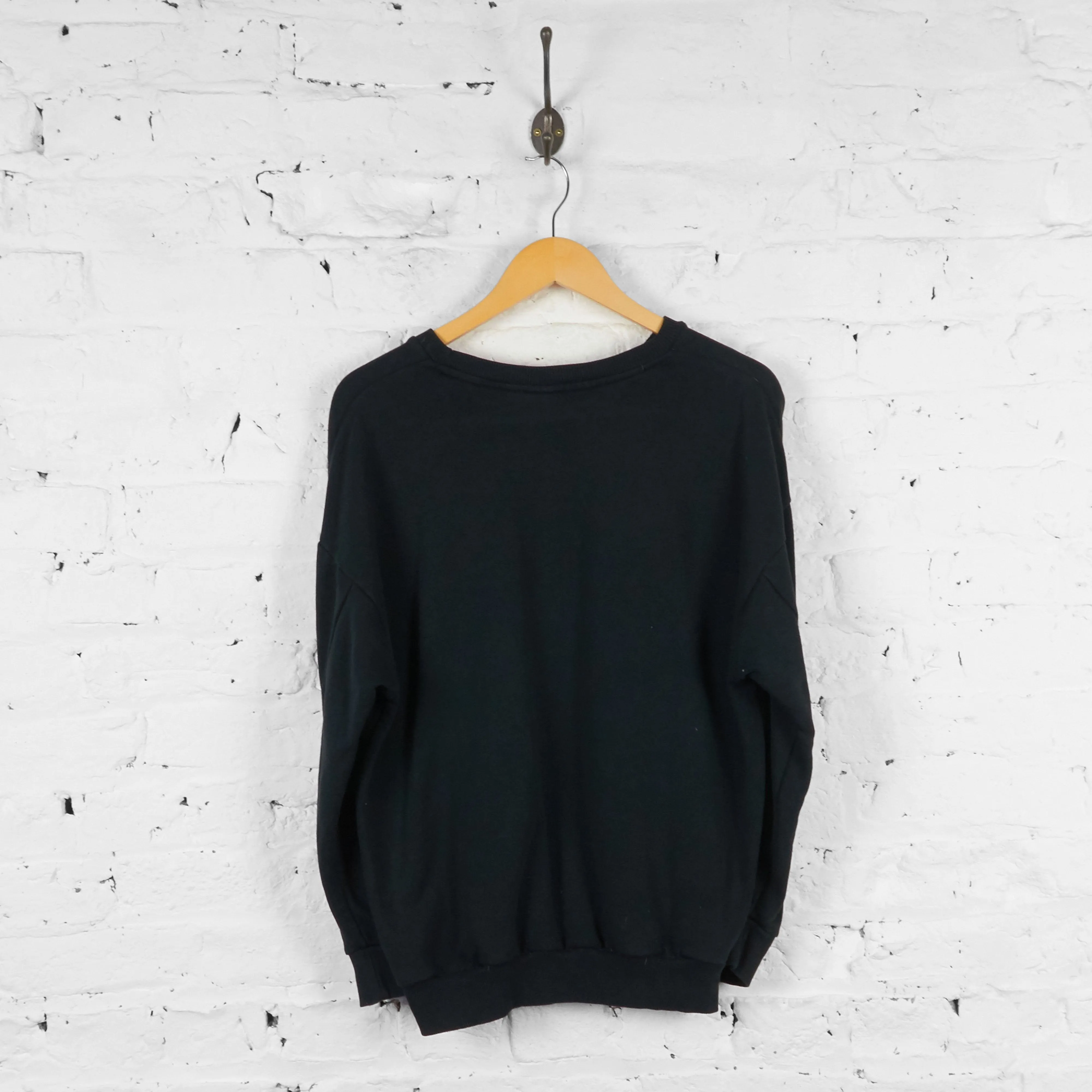 Vintage Adidas Women's Sweatshirt - Black - M