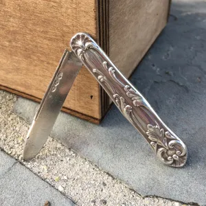 Vintage Antique Sterling Silver Decorative Albert Coles Fruit Knife