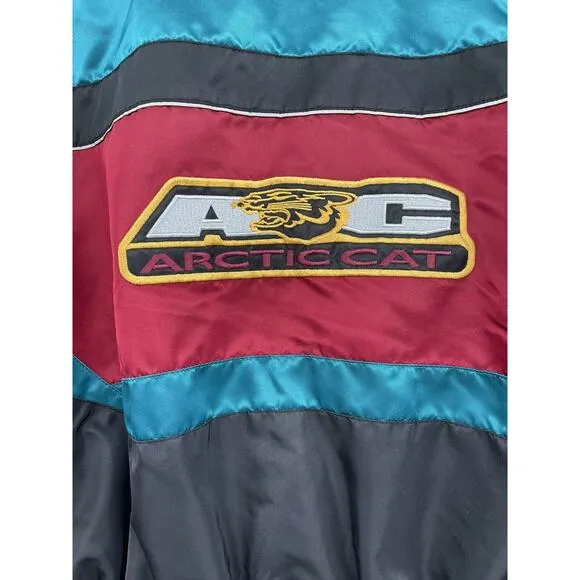 Vintage ARTIC CAT Size L Catillac Snowmobile Women's Jacket Thinsulate